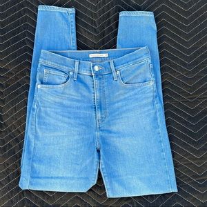Levi’s Mile High Super Skinny Blue Jeans